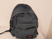BLUE BACKPACK WITH 5,90EURO +6 LEI SEE ID CODE109 / IDENTITY CARD AT POLICE STATION